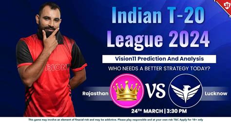 IPL 2024: Prediction for Rajasthan Royals vs Lucknow Super .
